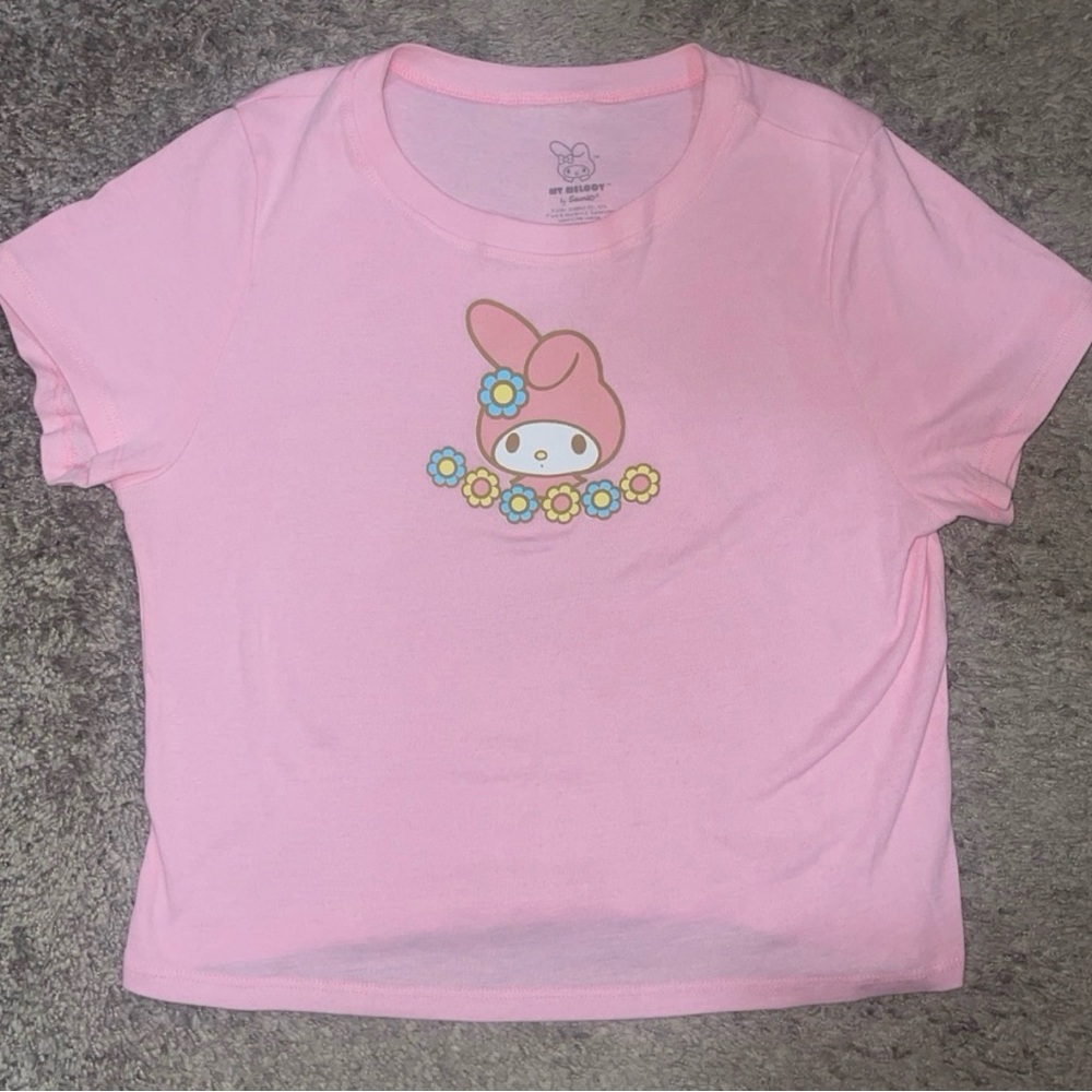 My Melody Pink Flower T-shirt
